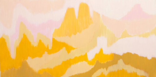 Paesaggio - Vette dorate di Gabriele Casale, Pittura in vendita su Singulart