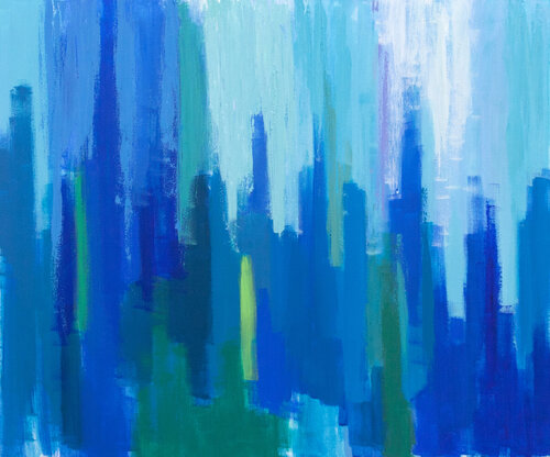 Paesaggio in Sol Maggiore van Gabriele Casale, Schilderij te koop op Singulart