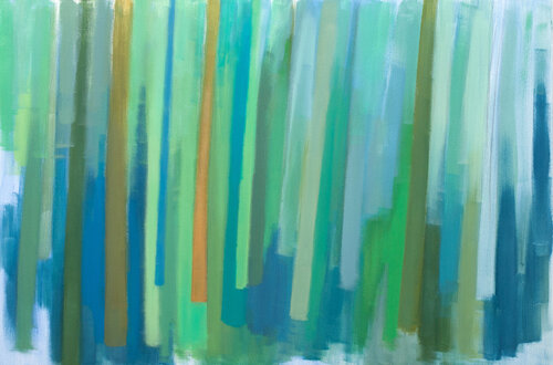 Bosco - L'albero arancione van Gabriele Casale, Schilderij te koop op Singulart