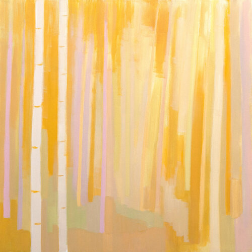 Betulle - Nella luce gialla von Gabriele Casale, Malerei kaufen auf Singulart