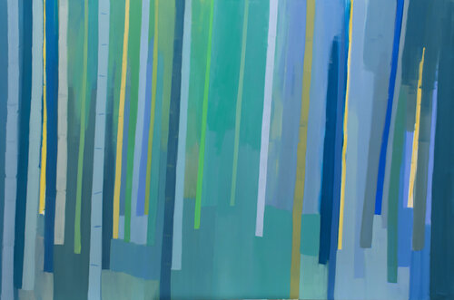 Bosco blu van Gabriele Casale, Schilderij te koop op Singulart