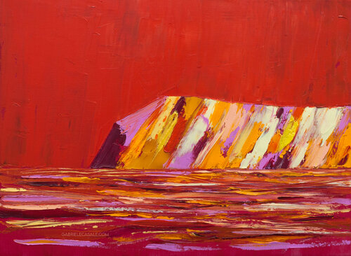 Tramonto rosso by Gabriele Casale, Painting for Sale on Singulart