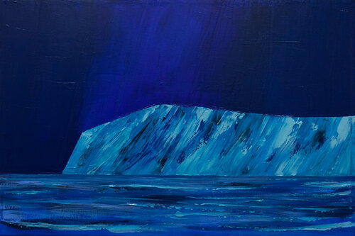 Notturno Blu di Gabriele Casale, Pittura in vendita su Singulart