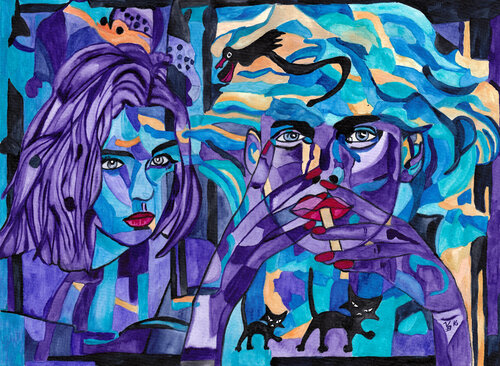 Follow me van Vera Boldt, Schilderij te koop op Singulart