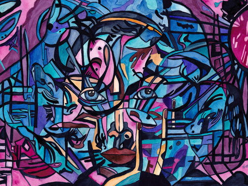 Diffuse Erinnerungen par Vera Boldt, Œuvre sur papier en vente sur Singulart