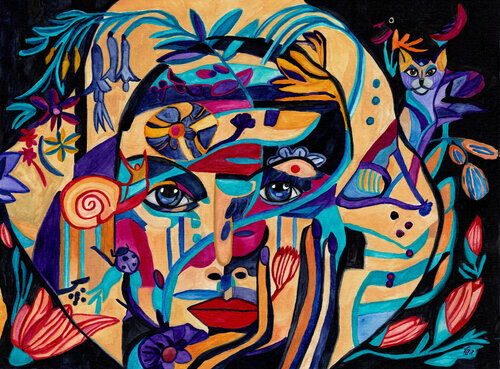 Venizianischer Frühling par Vera Boldt, Œuvre sur papier en vente sur Singulart