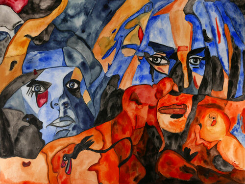 Mr. President de Vera Boldt, Obra en papel a la venta en Singulart