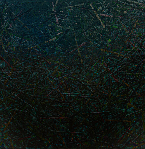 « Le fond d’un trou noir supermassif n°1 » van Jean-Yves Benzi, Schilderij te koop op Singulart