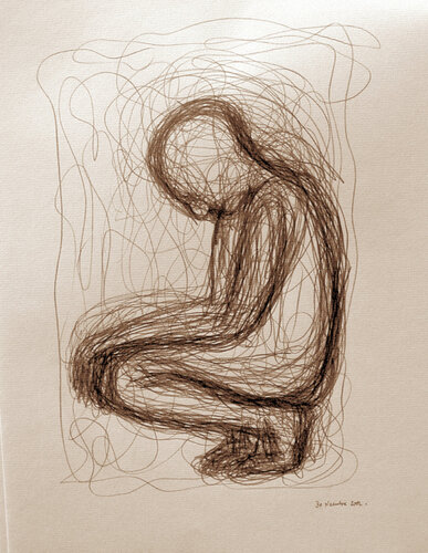 Pause di Jean-Yves Benzi, Disegno in vendita su Singulart