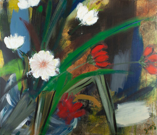 bouquet n°5 van Jean-Yves Benzi, Schilderij te koop op Singulart