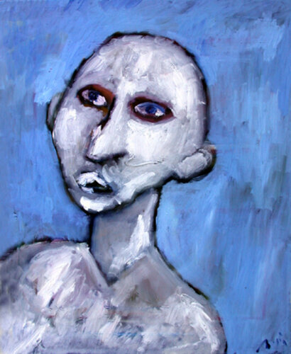 « le commandant Giovanni Drogo » n°1 Le Désert des Tartares de  Dino Buzzati von Jean-Yves Benzi, Malerei kaufen auf Singulart