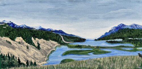 Invermere Serene Scene von Alison Forsberg, Malerei kaufen auf Singulart