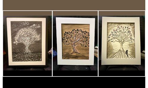 Paper Trees - Triptych von Alison Forsberg, Andere Medien kaufen auf Singulart