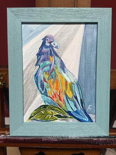 Nicobar Pigeon von Alison Forsberg, Malerei kaufen auf Singulart