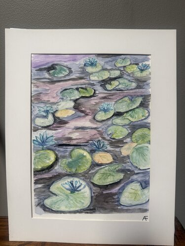 Water Lilies by Alison Forsberg, Painting for Sale on Singulart