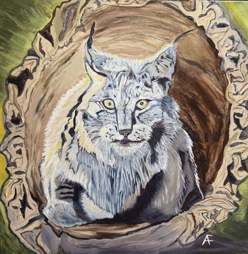 Wild Spirit In It’s Den de Alison Forsberg, Pintura a la venta en Singulart