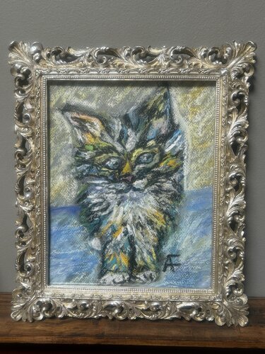 A Pretty Kitten di Alison Forsberg, Pittura in vendita su Singulart