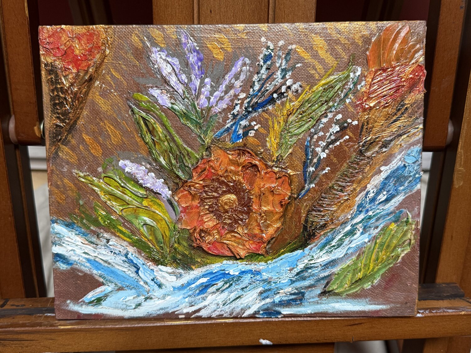 River Bank Alison Forsberg Origineel schilderij te koop