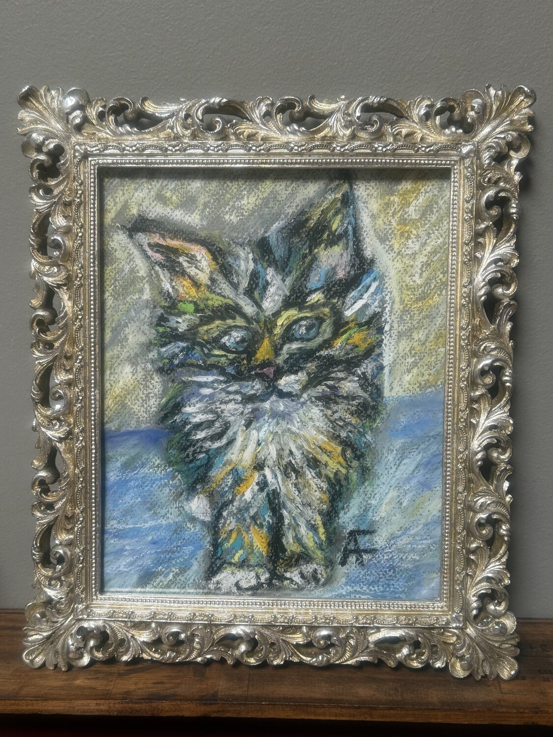 A Pretty Kitten Alison Forsberg Dipinto originale in vendita