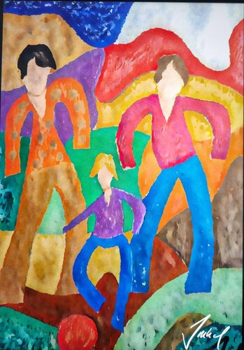 Männer von Roman Imhof, Malerei kaufen auf Singulart