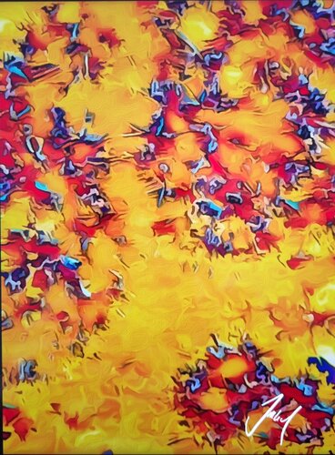 Feuer Ameisen van Roman Imhof, Schilderij te koop op Singulart