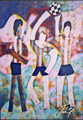 Handball van Roman Imhof, Schilderij te koop op Singulart