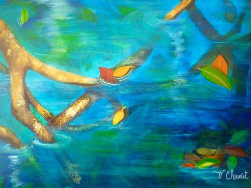 Arriba y Abajo by Verónica Chauvet, 絵画 for Sale on Singulart