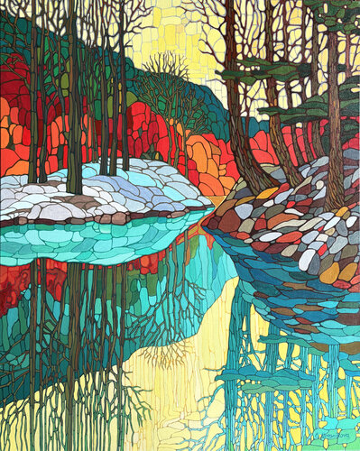 Reflection 6 von Elena Myasnikova, Malerei kaufen auf Singulart