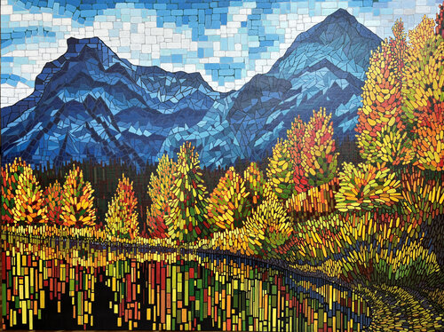 When Fall is blooming van Elena Myasnikova, Schilderij te koop op Singulart