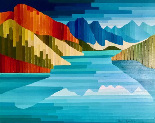 Entering The Colour World I von Elena Myasnikova, Malerei kaufen auf Singulart