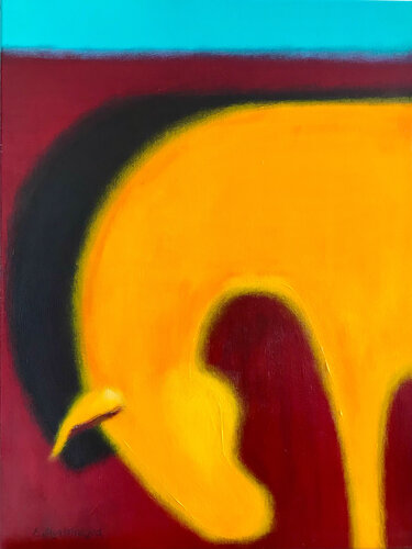 Red Horse II di Elena Myasnikova, Pittura in vendita su Singulart