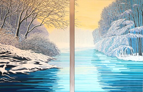 Hoar frost de Elena Myasnikova, Pintura a la venta en Singulart