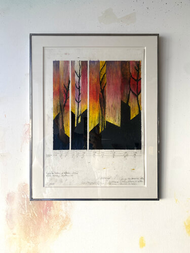 Ce feu qui me consume (maquette #2) von Adélaïde Feriot, Zeichnungen kaufen auf Singulart