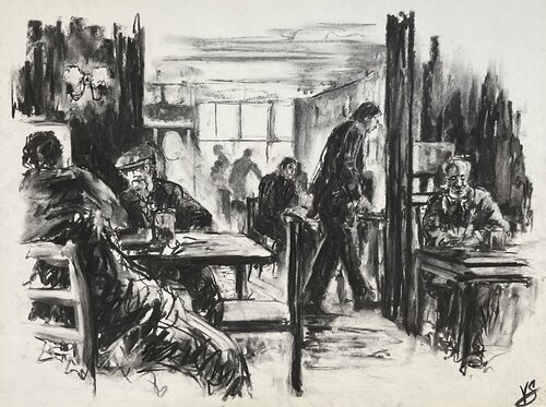 Kathleen’s pub. von Victoria General, Zeichnungen kaufen auf Singulart