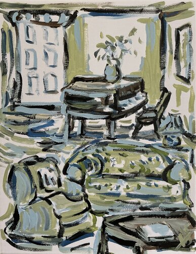 The music room. von Victoria General, Malerei kaufen auf Singulart