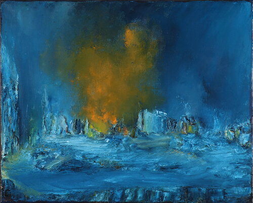 Aufbruch 2 par Anne Hefer, Peinture en vente sur Singulart