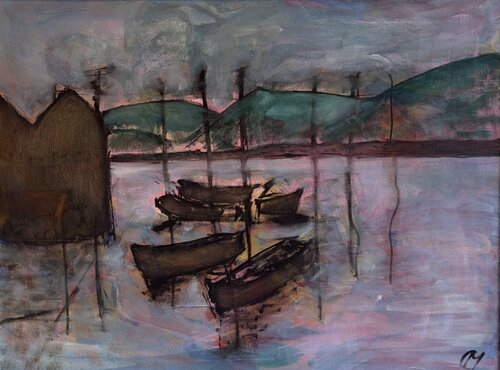 Ohne Kurs de Christiane Caroline Möller, Pintura a la venta en Singulart