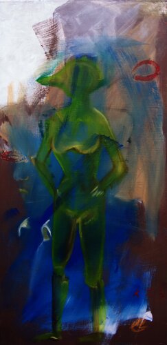 Genesis - Auftauchen statt Abbild van Christiane Caroline Möller, Schilderij te koop op Singulart