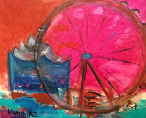 la grade Roue by Christiane Caroline Möller, Painting for Sale on Singulart