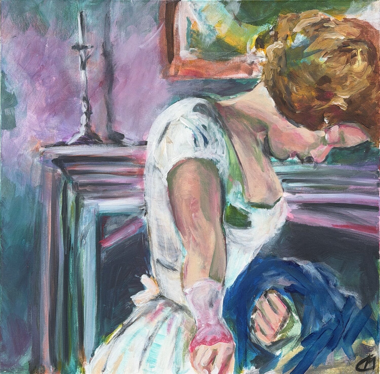 Jane Eyre Christiane Caroline Möller Pintura original en venta