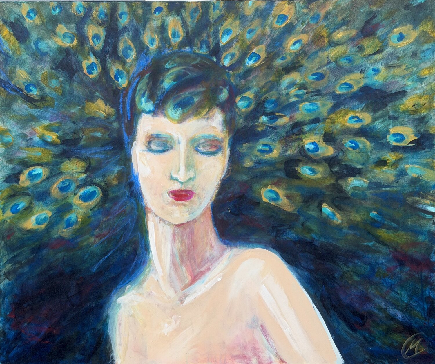 Gefangene Christiane Caroline Möller Pintura original en venta