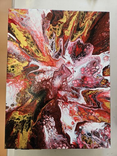 Feuerwerk di Yvonne Küttel, Pittura in vendita su Singulart