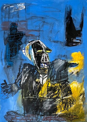 Corporate whore di Victor Portillo, Pittura in vendita su Singulart