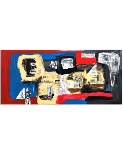 Life is a sinking boat by Victor Portillo, Painting for Sale on Singulart