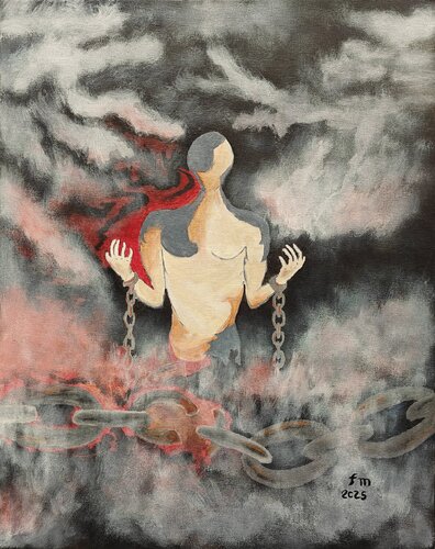 "Spezzare le Catene" 2025 par Francesco Mescia, Peinture en vente sur Singulart
