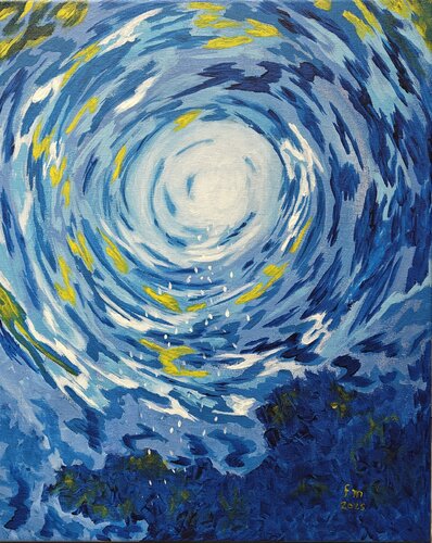 "Profondo" 2025 di Francesco Mescia, Pittura in vendita su Singulart