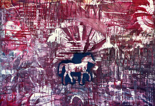 Sei Puro Sangue di sergio carlacchiani, Pittura in vendita su Singulart