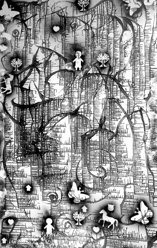 Sgrovigliando l'infanzia von sergio carlacchiani, Malerei kaufen auf Singulart