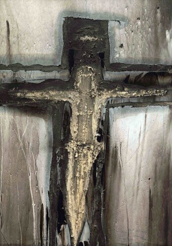 Crocifissione n1 von sergio carlacchiani, Malerei kaufen auf Singulart