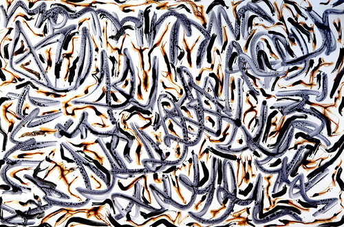 Bisce d'alfabeto di sergio carlacchiani, Pittura in vendita su Singulart